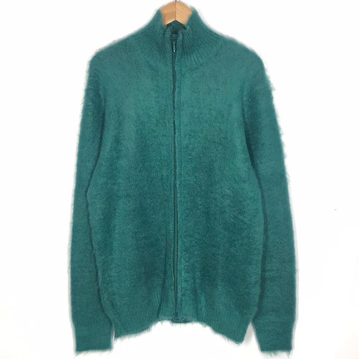 Needles | ニードルス Zipped Mohair Cardigan モヘアカーディガン その他アウター NS283 グリーン サイズ：M【倉吉店】