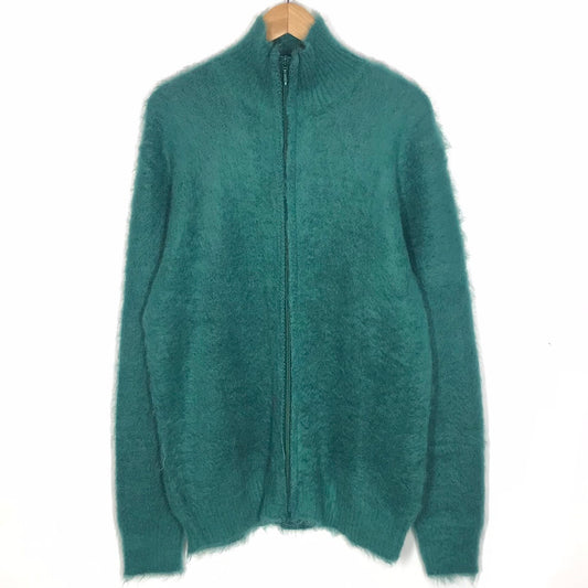 Needles | ニードルス Zipped Mohair Cardigan モヘアカーディガン その他アウター NS283 グリーン サイズ：M【倉吉店】