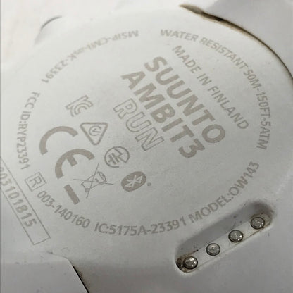 SUUNTO | スント AMBIT3 RUN WHITE デジタルクォーツ 腕時計 ホワイト【倉吉店】