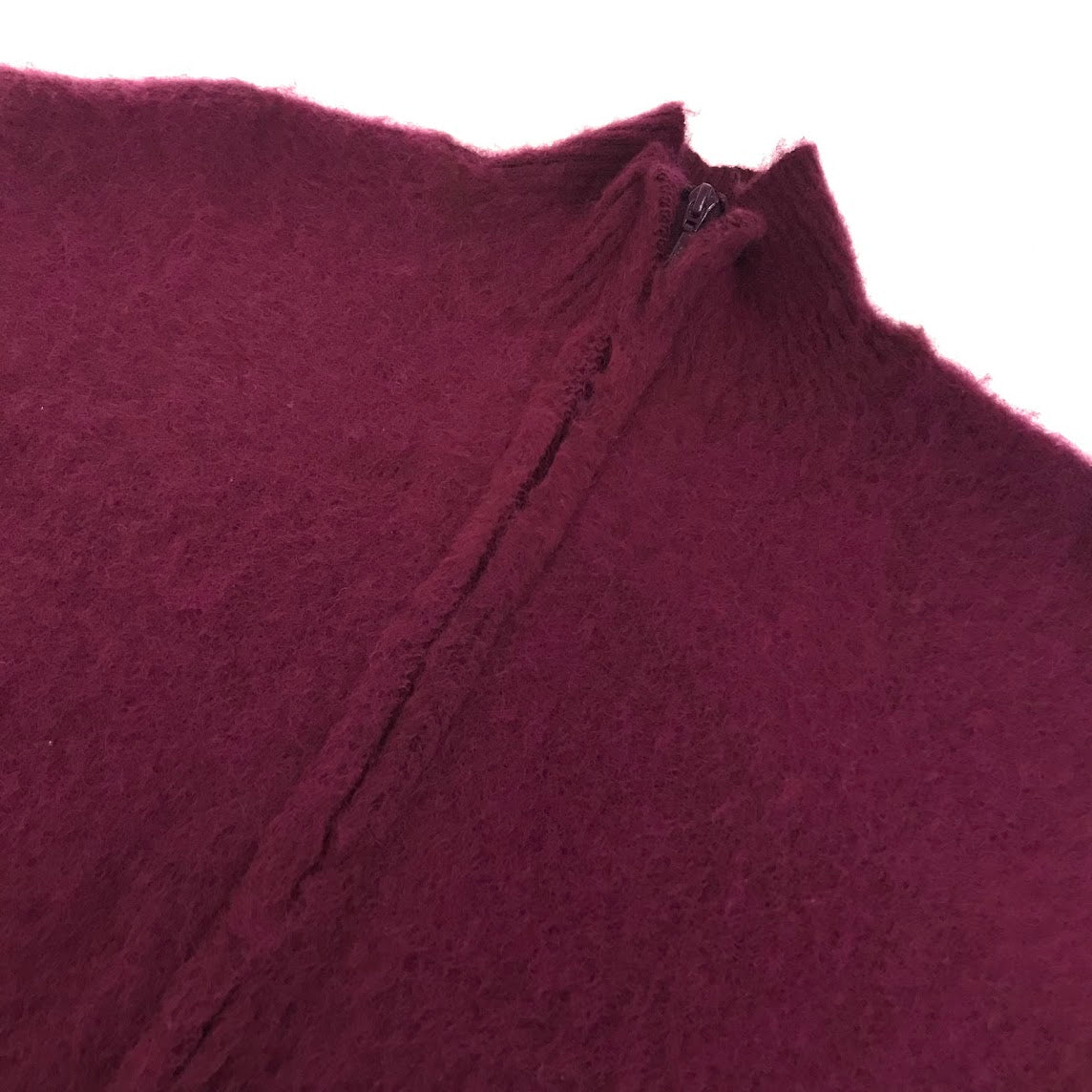 Needles | ニードルス Zipped Mohair Cardigan モヘアカーディガン その他アウター NS283 ボルドー/バーガンディー サイズ：M【倉吉店】