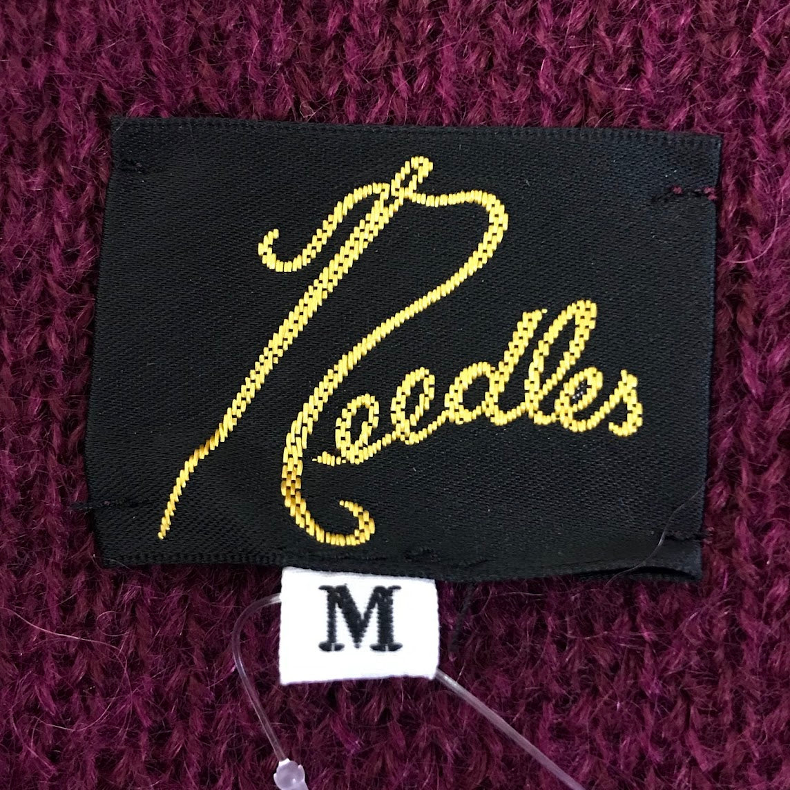 Needles | ニードルス Zipped Mohair Cardigan モヘアカーディガン その他アウター NS283 ボルドー/バーガンディー サイズ：M【倉吉店】
