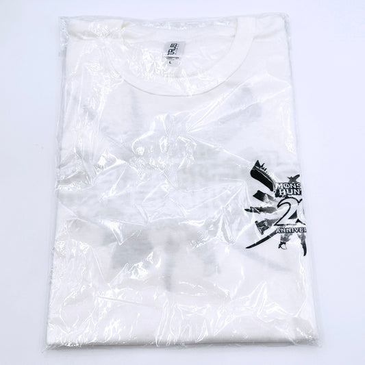 その他ホビー 未使用 オリジナルTシャツ ホワイト Lサイズ 「モンスターハンター20周年記念オーケストラコンサート ～大狩猟音楽祭～」【倉吉店】