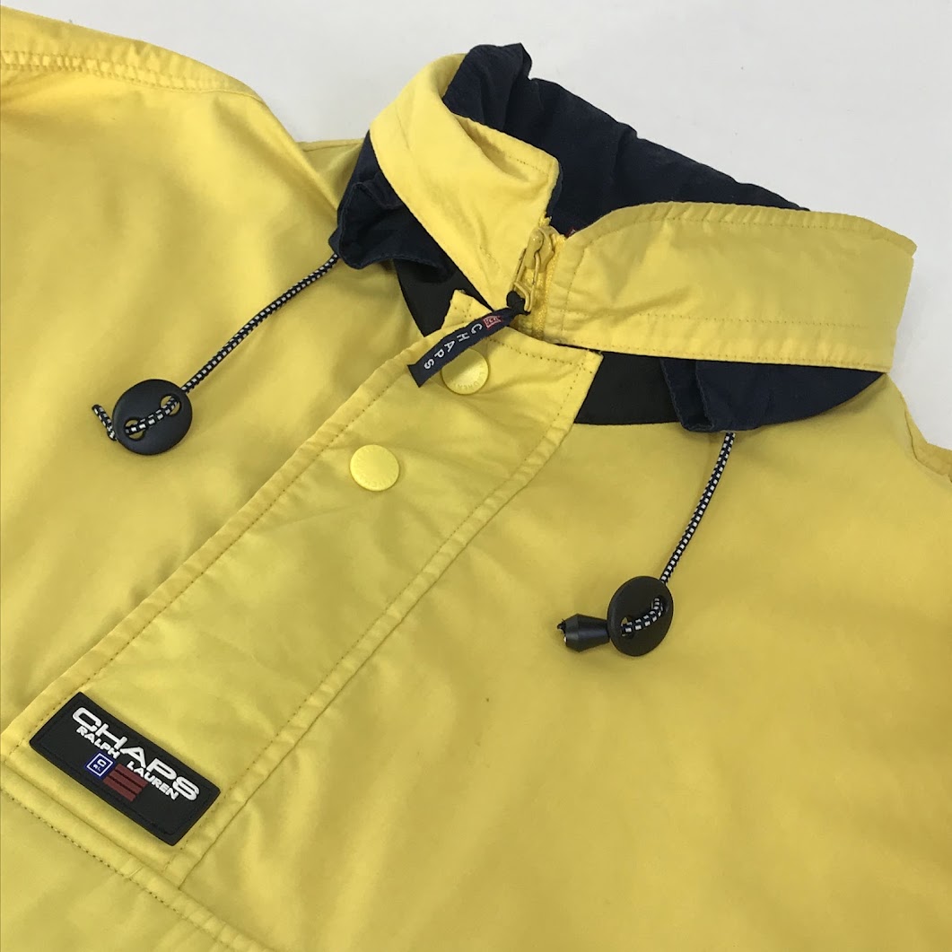 CHAPS RALPHLAUREN | チャプスラルフローレン ナイロンアノラック ナイロンジャケット イエロー サイズ：M【倉吉店】