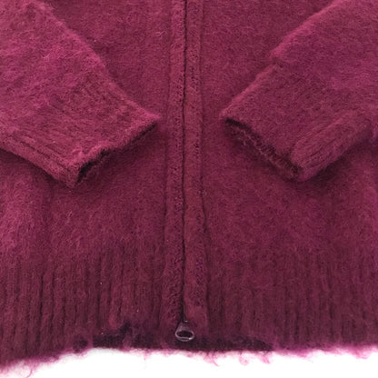 Needles | ニードルス Zipped Mohair Cardigan モヘアカーディガン その他アウター NS283 ボルドー/バーガンディー サイズ：M【倉吉店】