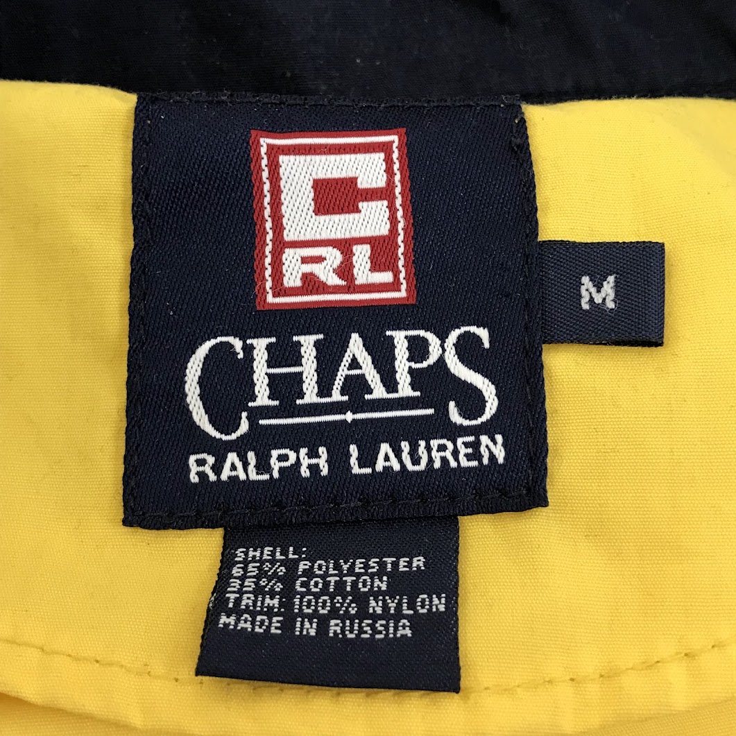 CHAPS RALPHLAUREN | チャプスラルフローレン ナイロンアノラック ナイロンジャケット イエロー サイズ：M【倉吉店】