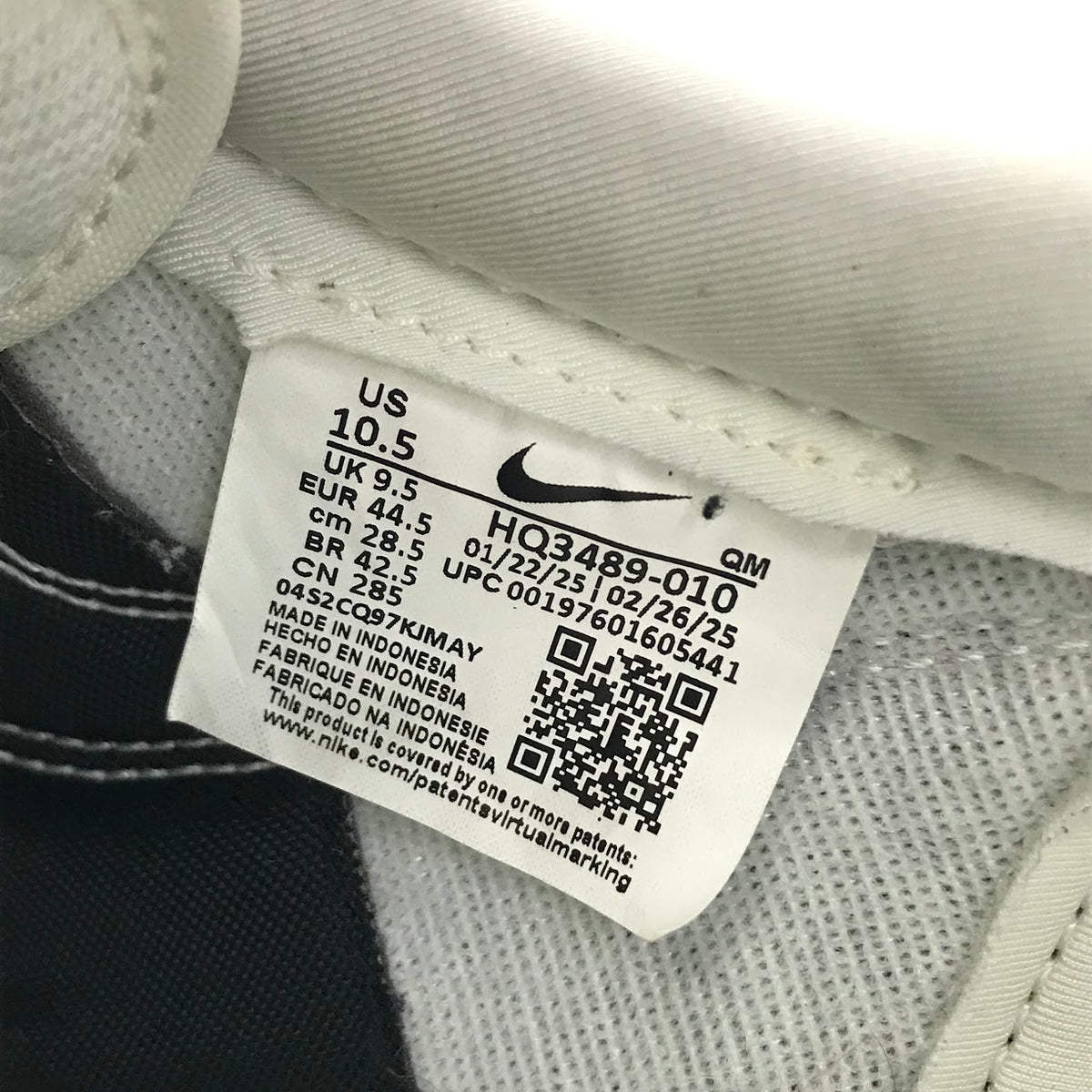 NIKE | ナイキ KILLSHOT 2 PREMIUM スニーカー HQ3489-010 ブラック 28.5cm【倉吉店】