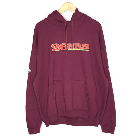 THE UNION | ザユニオン × FRO CLUB(フロクラブ) 26ERS TEAM SWEAT プルオーバーパーカー パーカー ボルドー/バーガンディー サイズ：L【倉吉店】