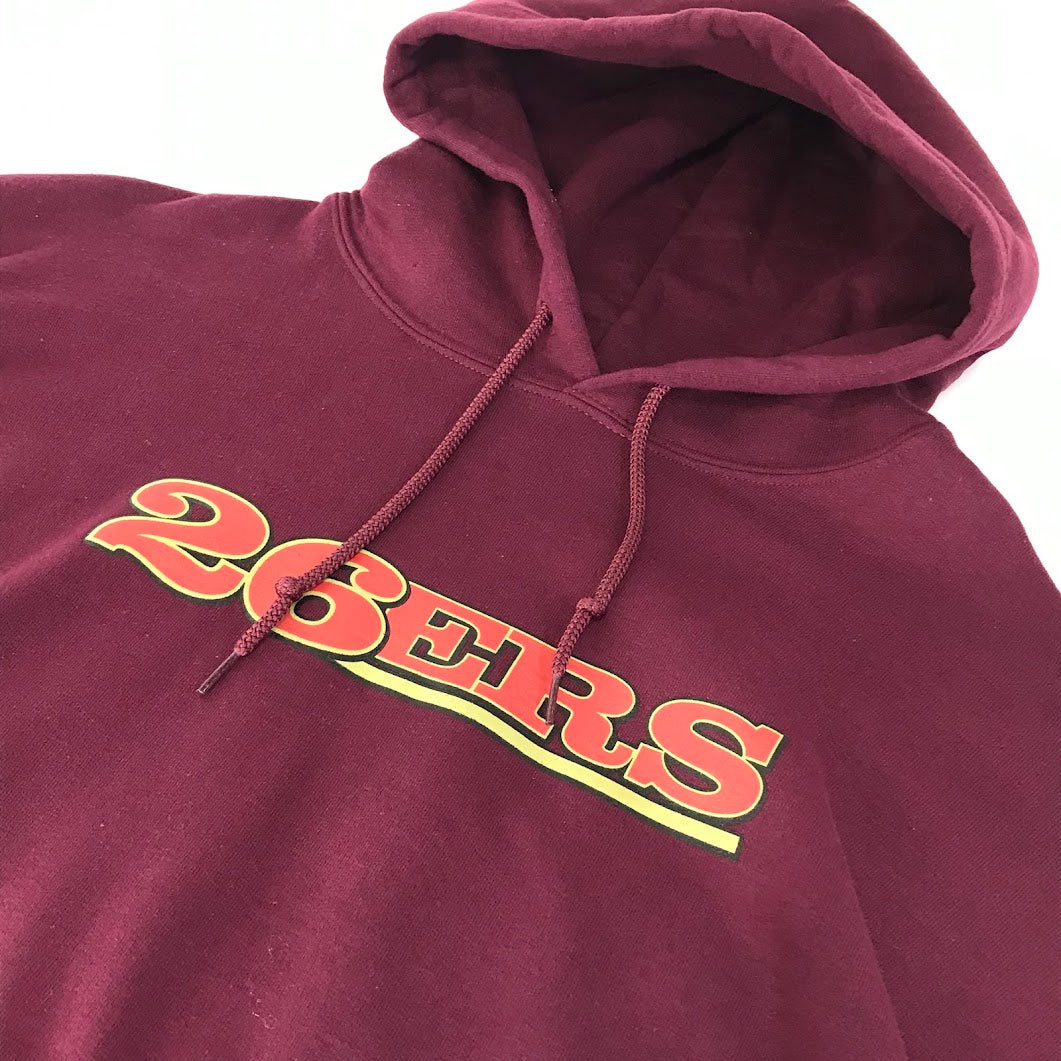 THE UNION | ザユニオン × FRO CLUB(フロクラブ) 26ERS TEAM SWEAT プルオーバーパーカー パーカー ボルドー/バーガンディー サイズ：L【倉吉店】
