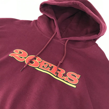 THE UNION | ザユニオン × FRO CLUB(フロクラブ) 26ERS TEAM SWEAT プルオーバーパーカー パーカー ボルドー/バーガンディー サイズ：L【倉吉店】