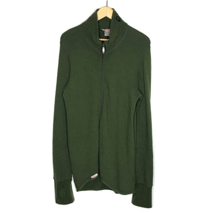 WOOL POWER｜ウールパワー ジップニット ニット カーキ サイズ：M【倉吉店】