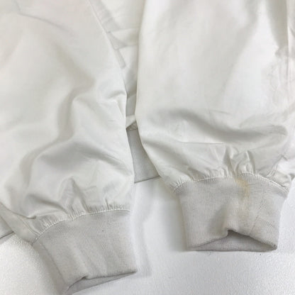 【中古】POLO RALPH LAUREN | ポロ・ラルフローレン ブルゾン POLO GOLF ポロゴルフ 90年代 ピステ ナイロン プルオーバー 実寸 XXL 位 ホワイト サイズ：L【加古川物流】