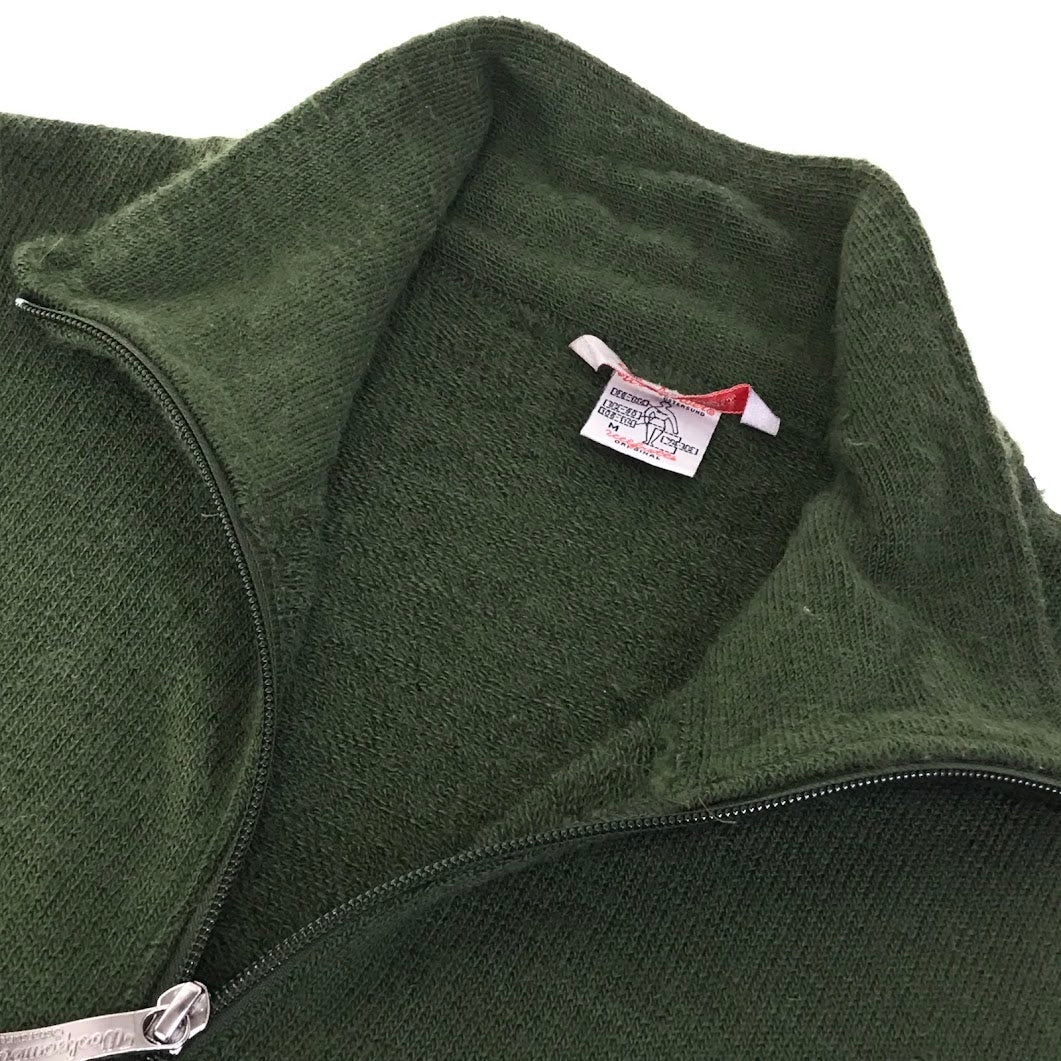 WOOL POWER｜ウールパワー ジップニット ニット カーキ サイズ：M【倉吉店】
