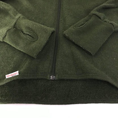 WOOL POWER｜ウールパワー ジップニット ニット カーキ サイズ：M【倉吉店】