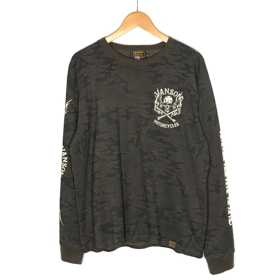 VANSON | バンソン 長袖Ｔシャツ カモ サイズ：XL【倉吉店】