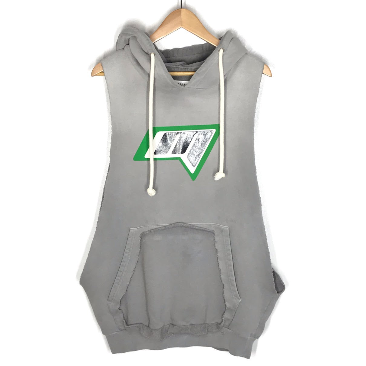 Maison Margiela | メゾンマルジェラ 2019 カットオフノースリーブパーカー タンクトップ S50GU0086 グレー サイズ：44【倉吉店】