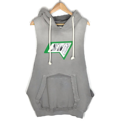 Maison Margiela | メゾンマルジェラ 2019 カットオフノースリーブパーカー タンクトップ S50GU0086 グレー サイズ：44【倉吉店】