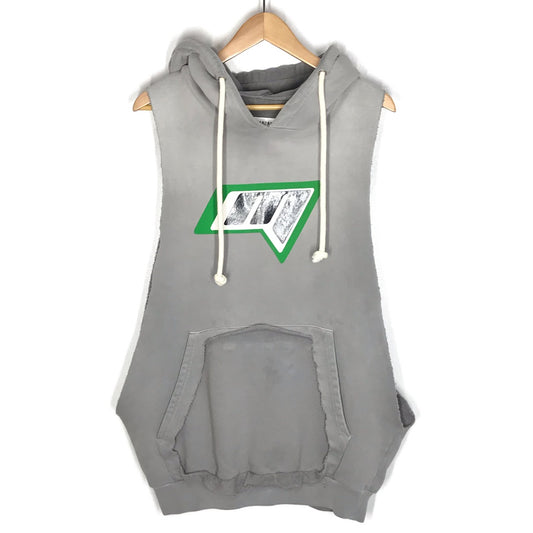 Maison Margiela | メゾンマルジェラ 2019 カットオフノースリーブパーカー タンクトップ S50GU0086 グレー サイズ：44【倉吉店】