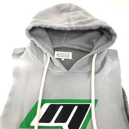 Maison Margiela | メゾンマルジェラ 2019 カットオフノースリーブパーカー タンクトップ S50GU0086 グレー サイズ：44【倉吉店】