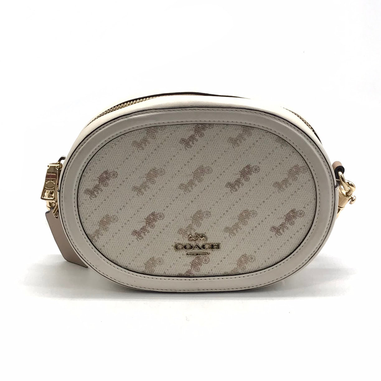 COACH | コーチ ホースアンドキャリッジ ショルダーバッグ 04057 アイボリー系【倉吉店】
