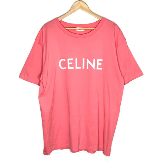 CELINE | セリーヌ プリントロゴTee 半袖Ｔシャツ 2X681671Q ピンク サイズ：L【倉吉店】