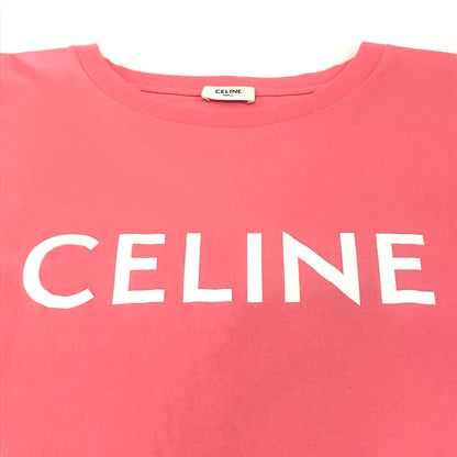 CELINE | セリーヌ プリントロゴTee 半袖Ｔシャツ 2X681671Q ピンク サイズ：L【倉吉店】