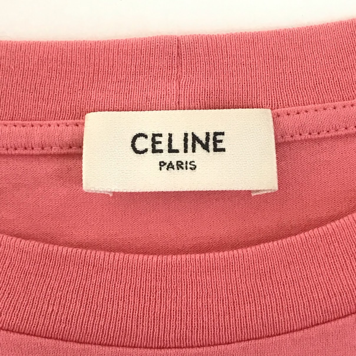 CELINE | セリーヌ プリントロゴTee 半袖Ｔシャツ 2X681671Q ピンク サイズ：L【倉吉店】