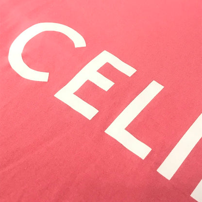 CELINE | セリーヌ プリントロゴTee 半袖Ｔシャツ 2X681671Q ピンク サイズ：L【倉吉店】