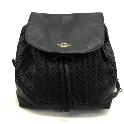 COACH | コーチ Elle Backpack キルティング バックパック リュック・デイパック F72842 ブラック【倉吉店】