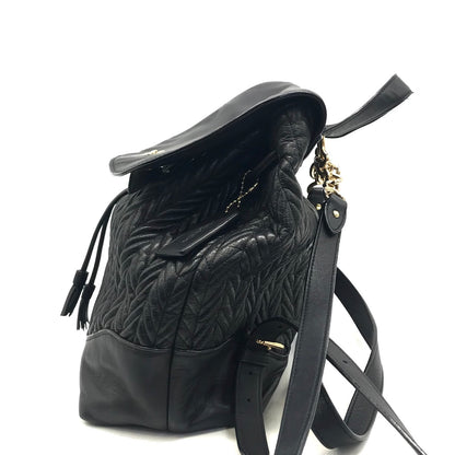 COACH | コーチ Elle Backpack キルティング バックパック リュック・デイパック F72842 ブラック【倉吉店】