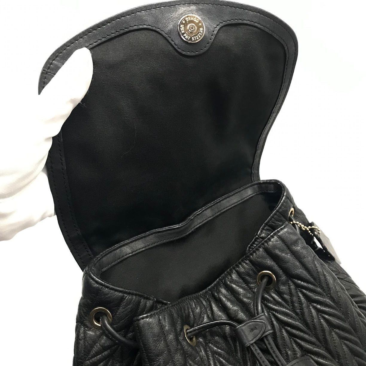 COACH | コーチ Elle Backpack キルティング バックパック リュック・デイパック F72842 ブラック【倉吉店】