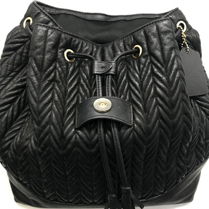 COACH | コーチ Elle Backpack キルティング バックパック リュック・デイパック F72842 ブラック【倉吉店】