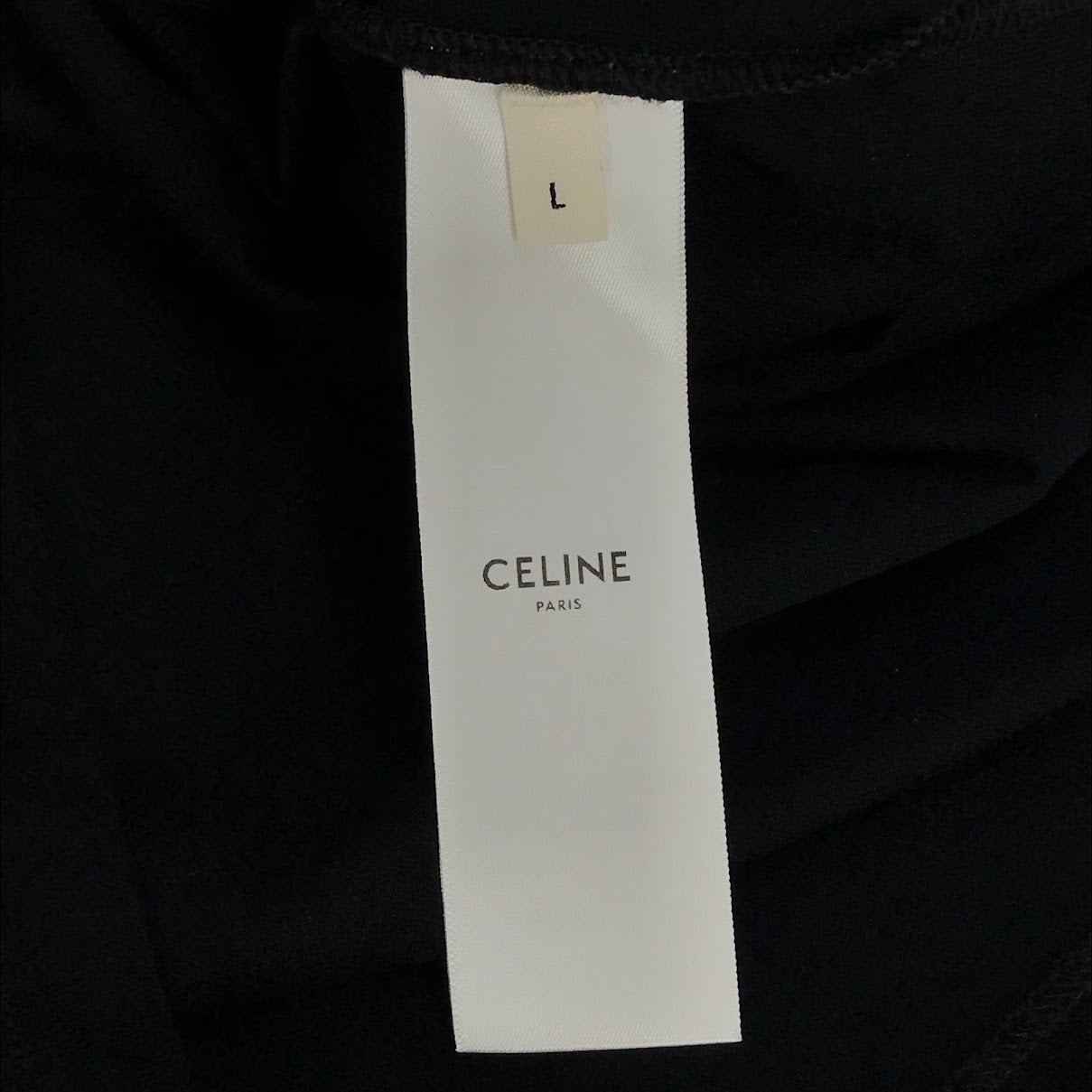 CELINE | セリーヌ ルーズTシャツ 半袖Ｔシャツ 2X681671Q ブラック サイズ：L【倉吉店】