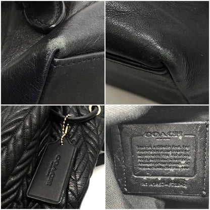 COACH | コーチ Elle Backpack キルティング バックパック リュック・デイパック F72842 ブラック【倉吉店】