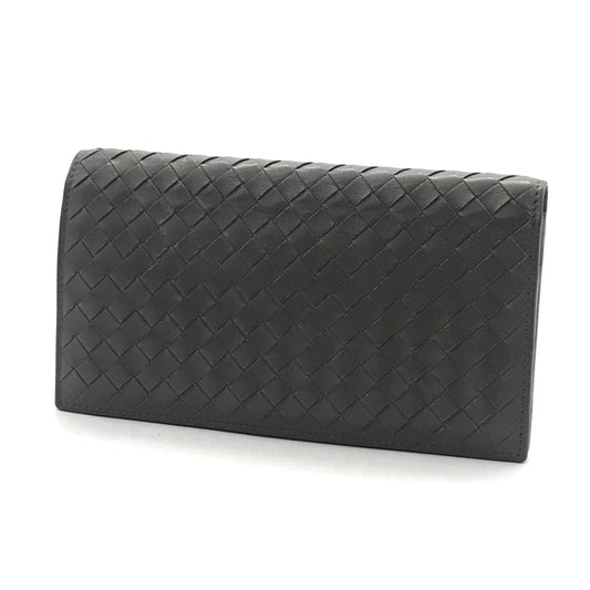 BOTTEGA VENETA | ボッテガヴェネタ イントレチャート 二つ折り長財布 長財布 272541 グレー【倉吉店】