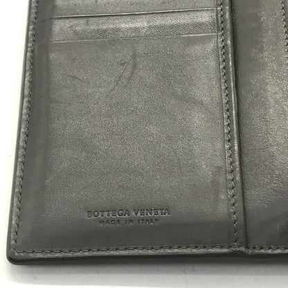 BOTTEGA VENETA | ボッテガヴェネタ イントレチャート 二つ折り長財布 長財布 272541 グレー【倉吉店】