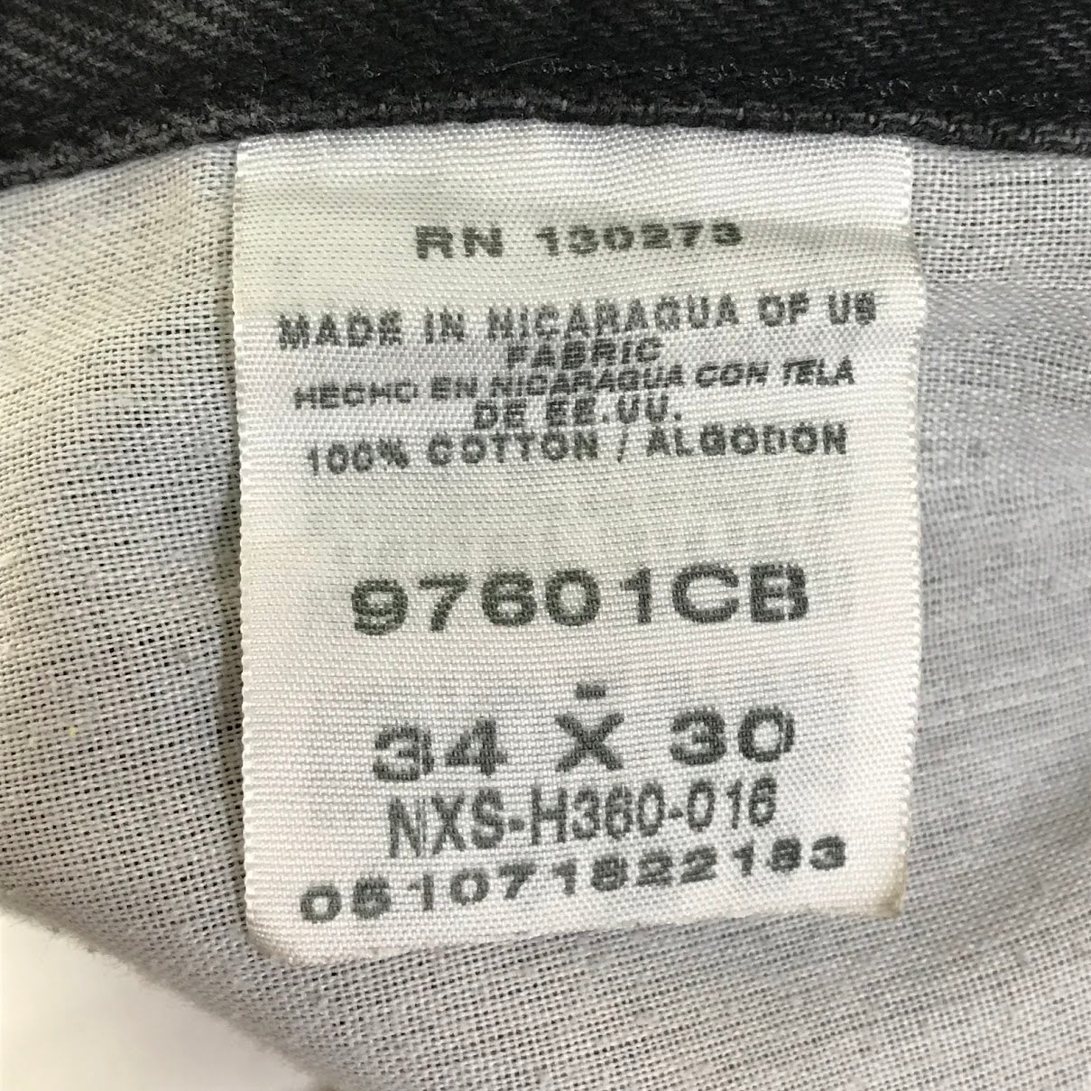 Wrangler | ラングラー デニムパンツ 97601CB ブラック サイズ：34【倉吉店】