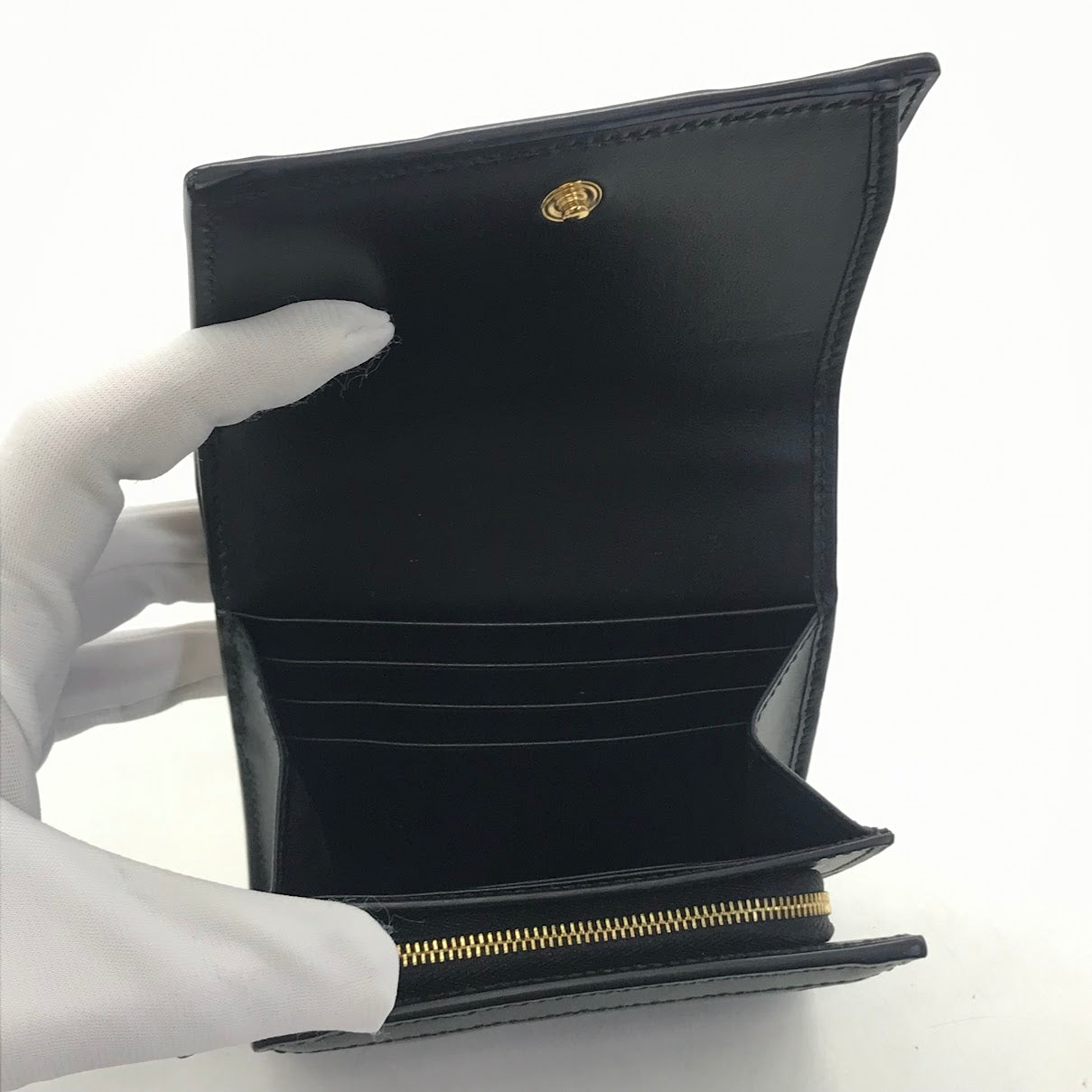 GUCCI | グッチ GGマトラッセ カードケースウォレット 二つ折り財布 723799 ブラック【倉吉店】