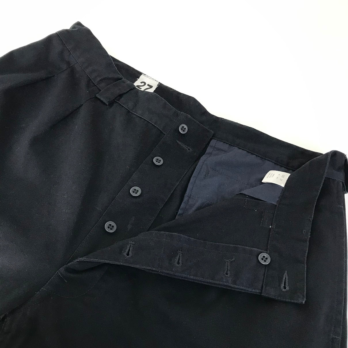 MILITARY衣料 | ミリタリーイリョウ WAIPER｜ワイパー M52 チノトラウザー パンツ ネイビー サイズ：27【倉吉店】