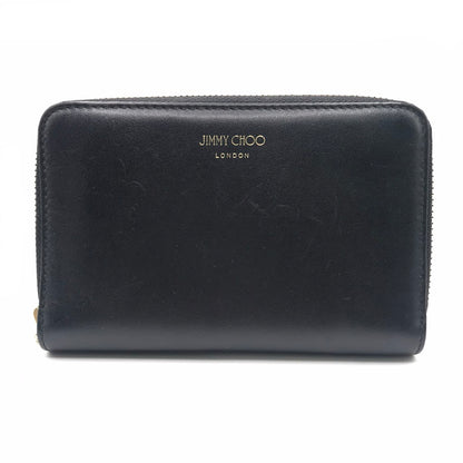 JIMMY CHOO | ジミーチュウ ラウンドファスナー財布 長財布 ブラック【倉吉店】