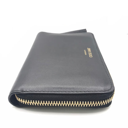 JIMMY CHOO | ジミーチュウ ラウンドファスナー財布 長財布 ブラック【倉吉店】