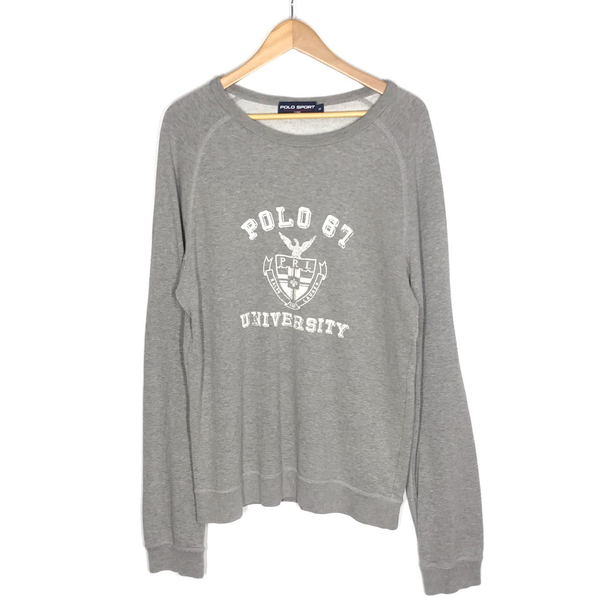 POLO SPORT RALPH LAUREN | ポロスポーツラルフローレン POLO 67 UNIVERSITY スウェット グレー サイズ：M【倉吉店】