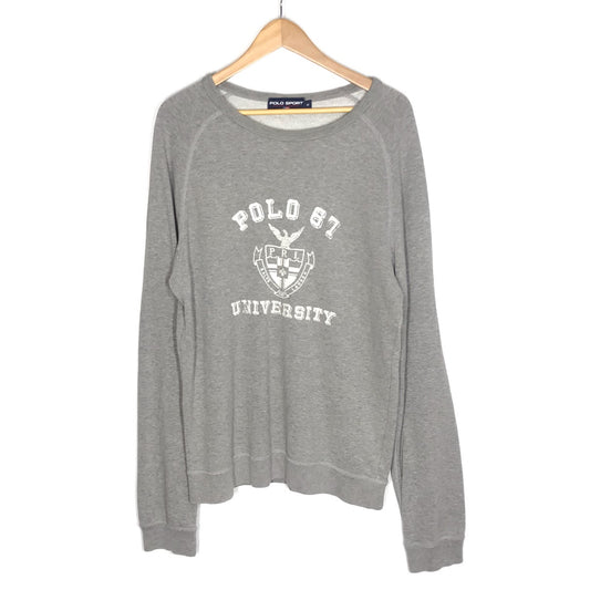 POLO SPORT RALPH LAUREN | ポロスポーツラルフローレン POLO 67 UNIVERSITY スウェット グレー サイズ：M【倉吉店】