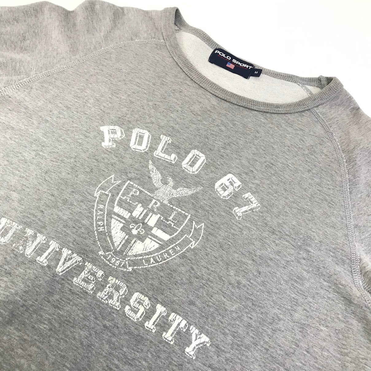 POLO SPORT RALPH LAUREN | ポロスポーツラルフローレン POLO 67 UNIVERSITY スウェット グレー サイズ：M【倉吉店】