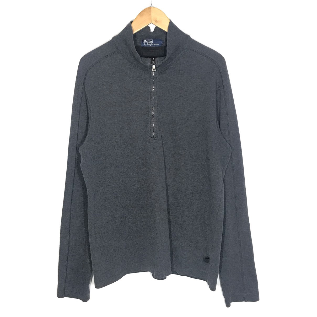 RALPH LAUREN | ラルフローレン ハーフジップ スウェット グレー サイズ：L【倉吉店】