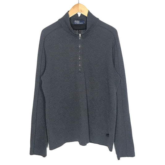 RALPH LAUREN | ラルフローレン ハーフジップ スウェット グレー サイズ：L【倉吉店】