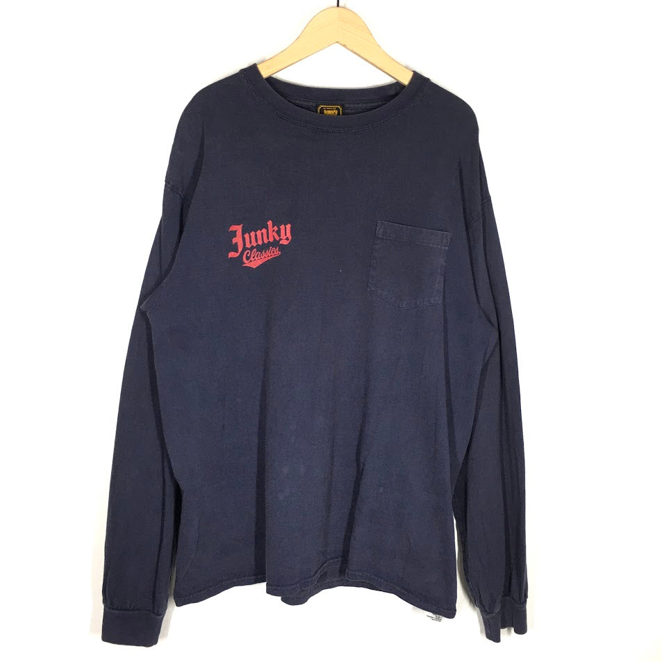 JUNKY CLASSICS | ジャンキークラシックス 長袖Ｔシャツ ネイビー サイズ：L【倉吉店】