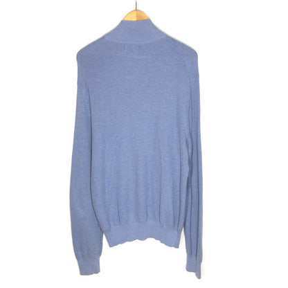 RALPH LAUREN | ラルフローレン PIMA COTTON ハーフジップニット ニット ブルー サイズ：L【倉吉店】