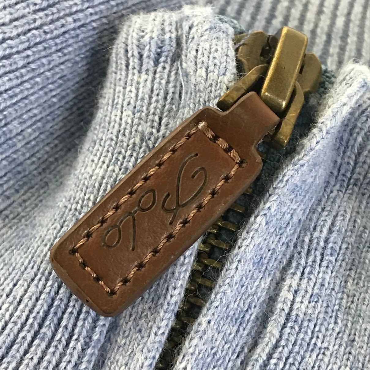 RALPH LAUREN | ラルフローレン PIMA COTTON ハーフジップニット ニット ブルー サイズ：L【倉吉店】