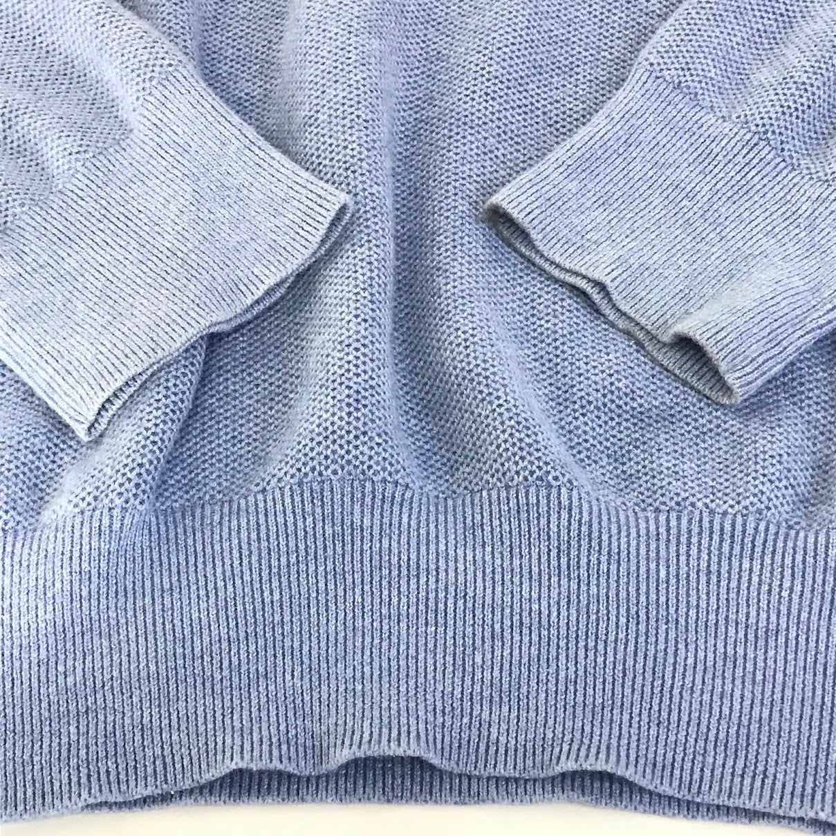 RALPH LAUREN | ラルフローレン PIMA COTTON ハーフジップニット ニット ブルー サイズ：L【倉吉店】