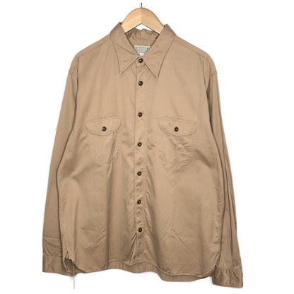 Buzz Rickson's | バズリクソンズ HERRINGBONE WORK SHIRT 長袖ワークシャツ 長袖シャツ BR26081 ベージュ【倉吉店】